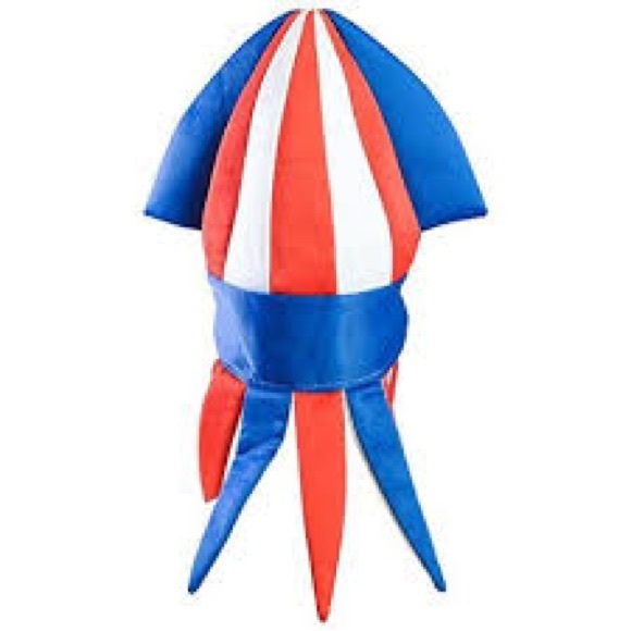 4Th Of July Squid Hat Fun Silly 14” H Patriotic - Picture 3 of 3
